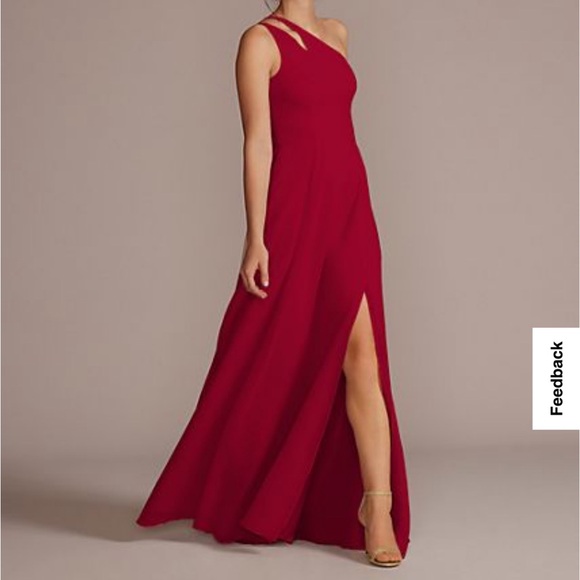 David’s Bridal Sz 6 Unaltered “Apple” Bridesmaid Dress - Picture 2 of 5